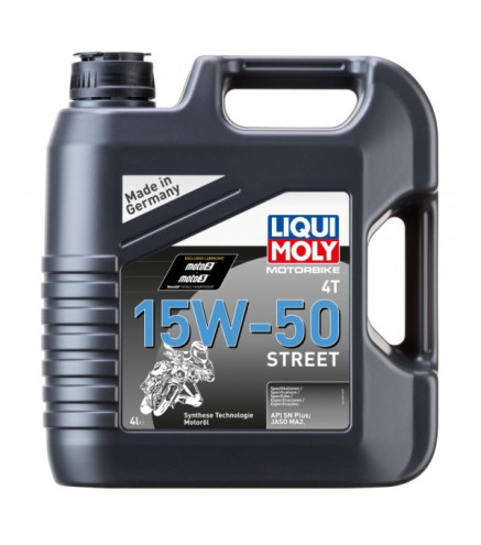 OLEJ LIQUI MOLY 15W50 4L 4T MOTORBIKE STREET / MOTOCYKLE