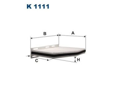 BFC1001 (K1111) filtr kabinowy Borg&Beck