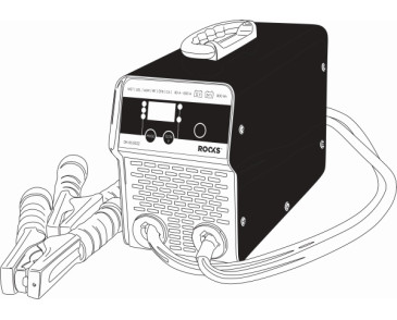 INWERTOROWY PROSTOWNIK Z ROZRUCHEM START 12V / 24V - 80A - 600A - 800 AH, LCD, KABLE 2,1 M