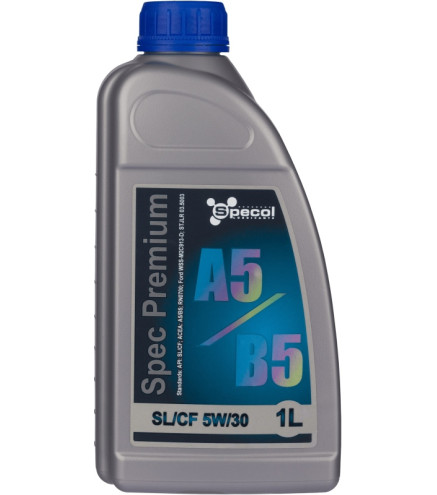 OLEJ SPECOL 5W30 1L PREMIUM A5/B5 / SL/CF / WSS M2C 913D / RN0700 / STJLR.03.5003