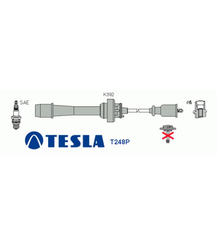 T248P Przewody zapłonowe TESLA