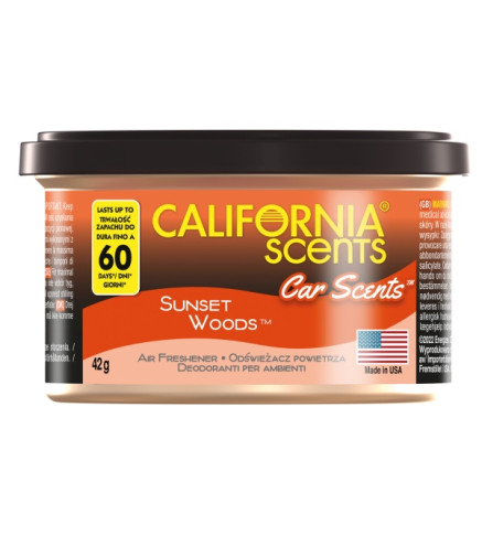 ZAPACH CALIFORNIA SCENTS SUNSET WOODS - PUSZKA ZAPACHOWA 42G