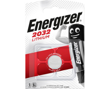 BATERIA SPECJALISTYCZNA LITOWA ENERGIZER CR2032 BLISTER 1 SZT. (CENA ZA SZT/SPRZEDAŻ W WIELOKROTNOŚCI 10 SZT.)