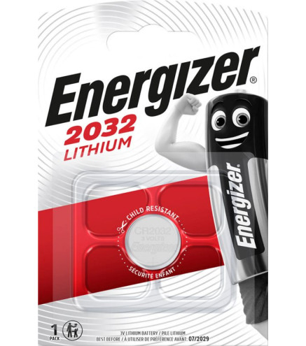 BATERIA SPECJALISTYCZNA LITOWA ENERGIZER CR2032 BLISTER 1 SZT. (CENA ZA SZT/SPRZEDAŻ W WIELOKROTNOŚCI 10 SZT.)