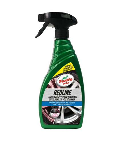 ŚRODEK DO CZYSZCZENIA FELG 500ML ALL WHEEL CLEANER PŁYN REDLINE / TURTLE WAX GREEN LINE