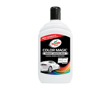WOSK KOLORYZUJĄCY BIAŁY 500ML COLOR MAGIC BRIGHT WHITE WAX EMULSJA / TURTLE WAX
