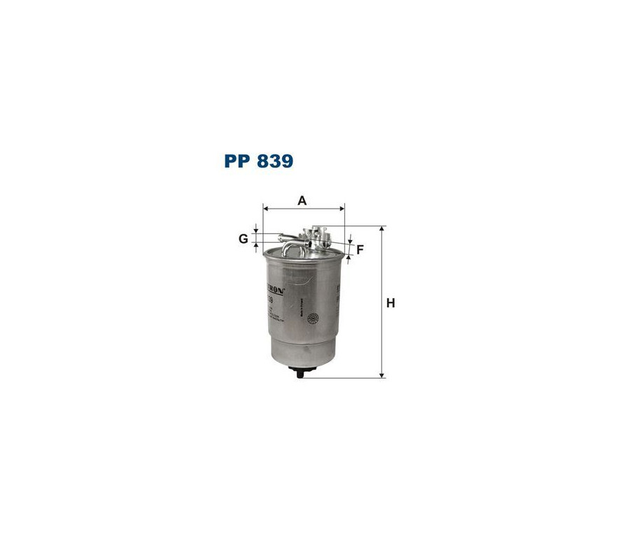 BFF8036 (PP839) filtr paliwa Borg&Beck