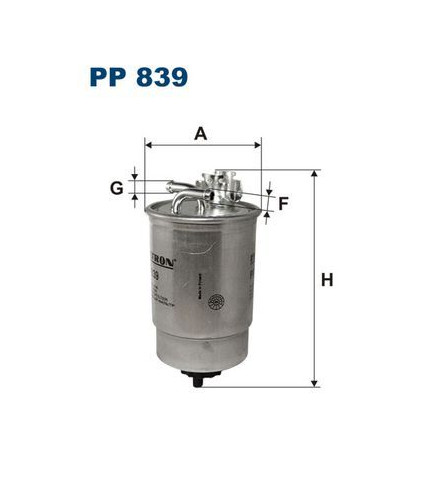 BFF8036 (PP839) filtr paliwa Borg&Beck