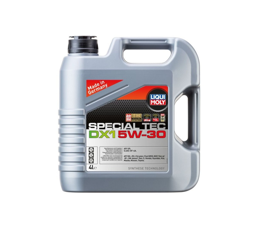 OLEJ LIQUI MOLY 5W30 4L SPECIAL TEC DX1 / DEX 1 GEN2 / SN/RC / WSS-M2C 946-A / GF-6A
