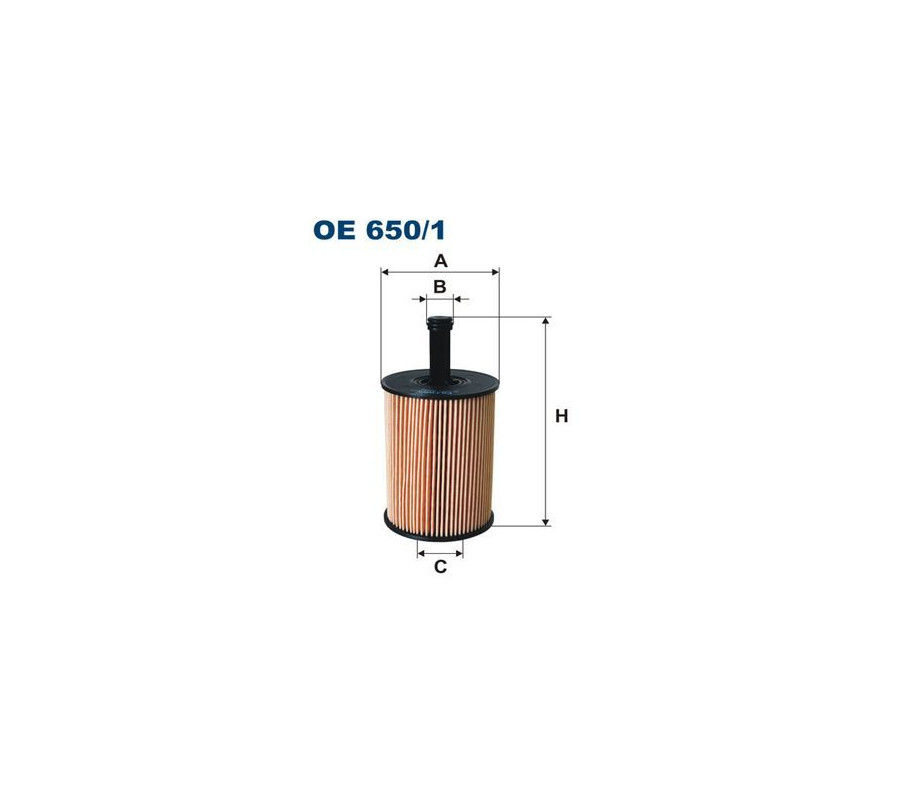 BFO4001 (OE650/1) filtr oleju Borg&Beck