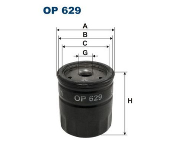 BFO4003 (OP629) filtr oleju Borg&Beck