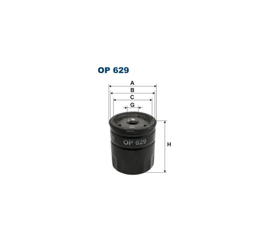 BFO4003 (OP629) filtr oleju Borg&Beck