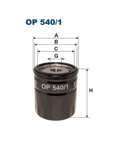 BFO4004 (OP540/1) filtr oleju Borg&Beck