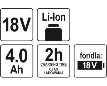 AKUMULATOR 18V LI-ION 4,0 AH