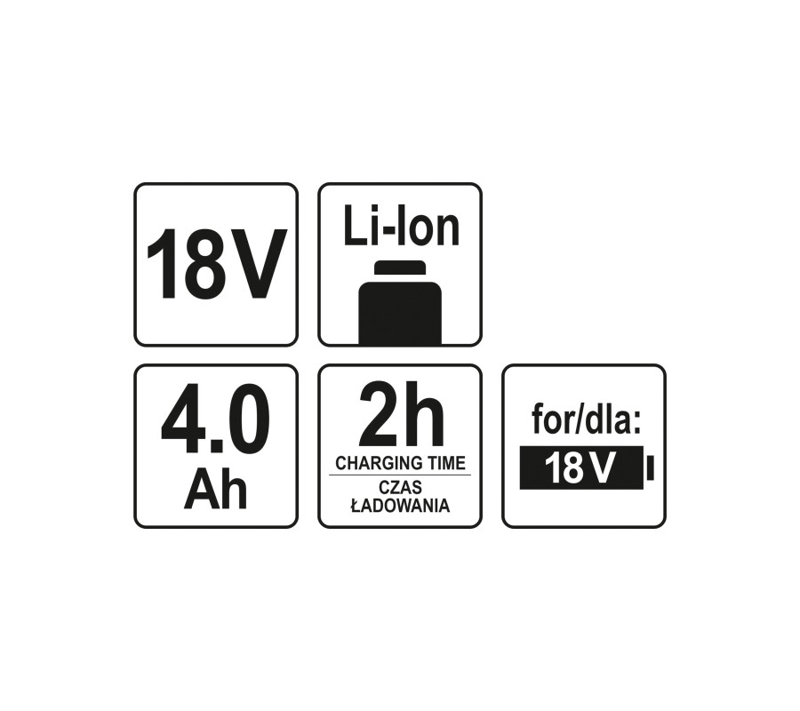 AKUMULATOR 18V LI-ION 4,0 AH