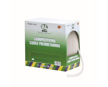 SAMOPRZYLEPNA GĄBKA POLIURETANOWA 10 SZT. X 5 M / BOLL