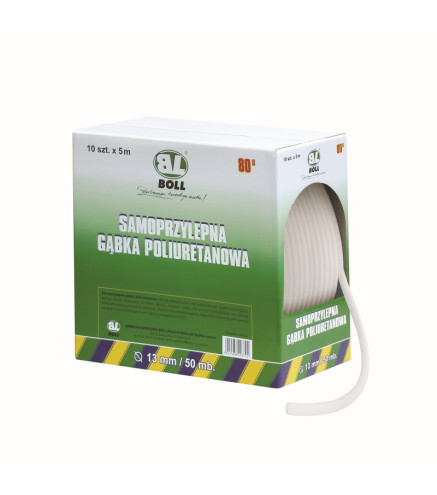 SAMOPRZYLEPNA GĄBKA POLIURETANOWA 10 SZT. X 5 M / BOLL