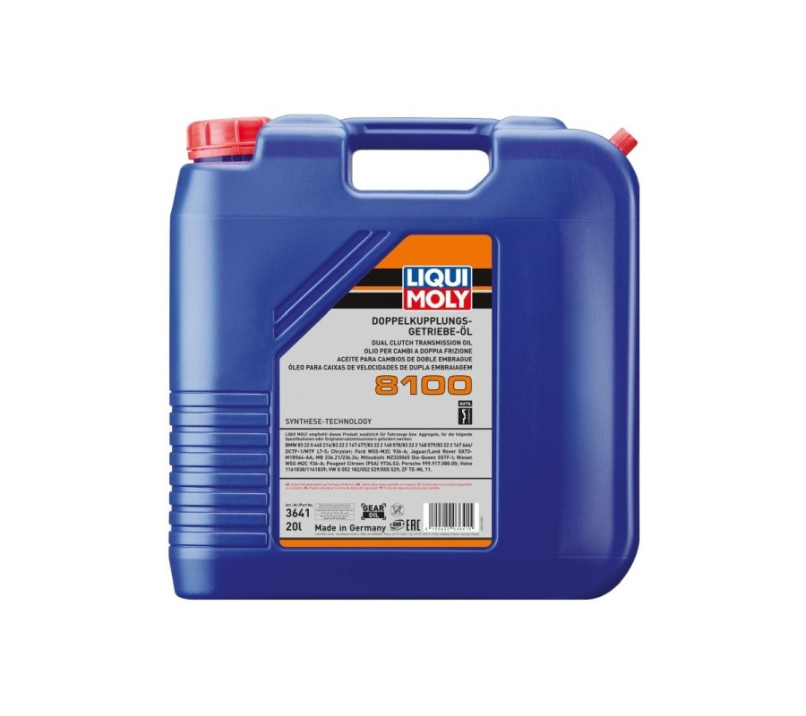 OLEJ LIQUI MOLY DSG 20L 8100 / VW G052 182 VW G052 529 / 236.21 / PRZEKŁADNIOWY