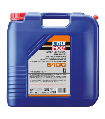 OLEJ LIQUI MOLY DSG 20L 8100 / VW G052 182 VW G052 529 / 236.21 / PRZEKŁADNIOWY