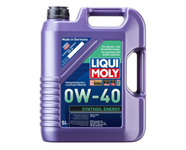 OLEJ LIQUI MOLY 0W40 5L SYNTHOIL ENERGY A3/B4 / SM/CF / 229.3 / A40 / 502.00 505.00 / WSS-M2C 937-A