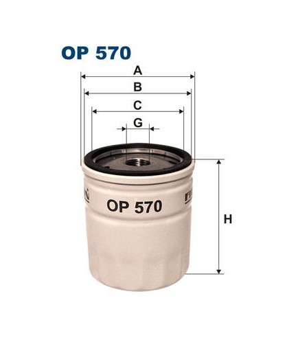 BFO4013 (OP570) filtr oleju Borg&Beck