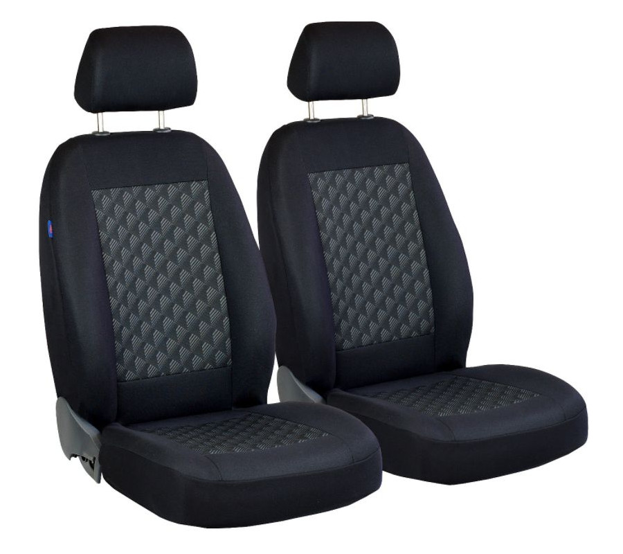 POKROWCE SAMOCHODOWE NA SIEDZENIE UNIWERSALNE - SZARE PIRAMIDY 3D (PRZEDNIE FOTELE) POKROWCE SAMOCHODOWE NA SIEDZENIE UNIWERSALNE - SZARE PIRAMIDY 3D (PRZEDNIE FOTELE)