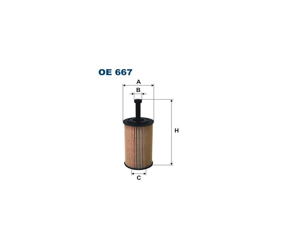 BFO4018 (OE667) filtr oleju Borg&Beck
