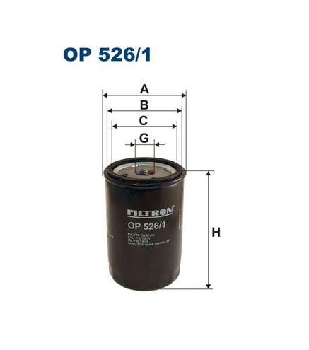 BFO4023 (OP526/1) filtr oleju Borg&Beck