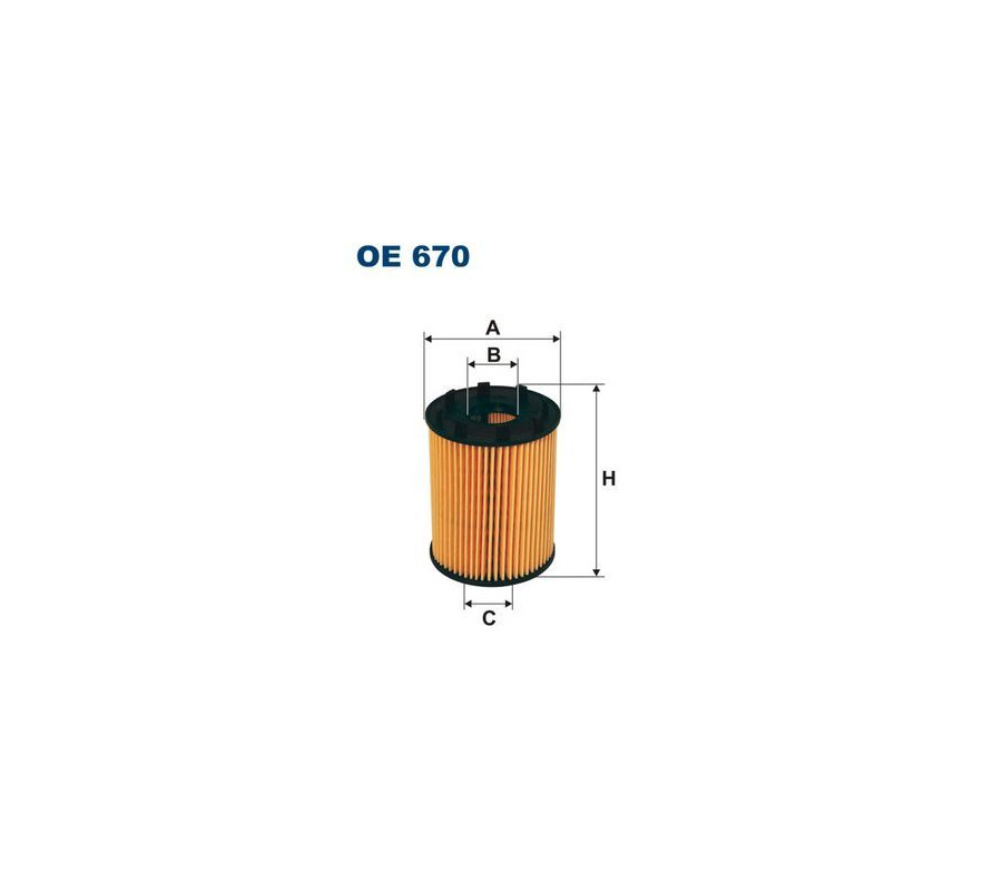 BFO4029 (OE670) filtr oleju Borg&Beck