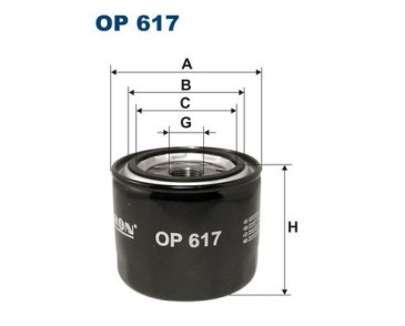 BFO4038 (OP617) filtr oleju Borg&Beck