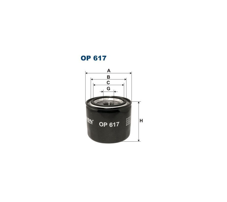 BFO4038 (OP617) filtr oleju Borg&Beck