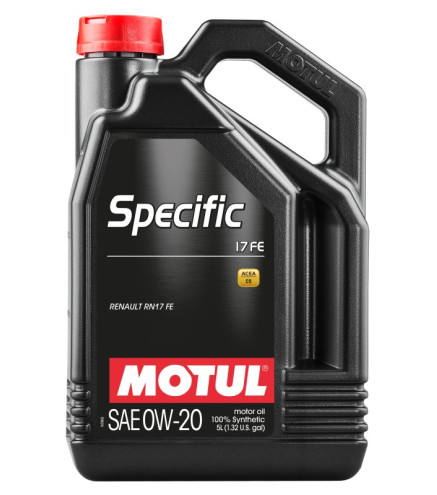 OLEJ MOTUL 0W20 5L SPECIFIC 17 FE C5 / RN17 FE