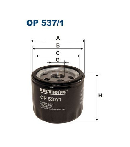 BFO4044 (OP537/1) filtr oleju Borg&Beck