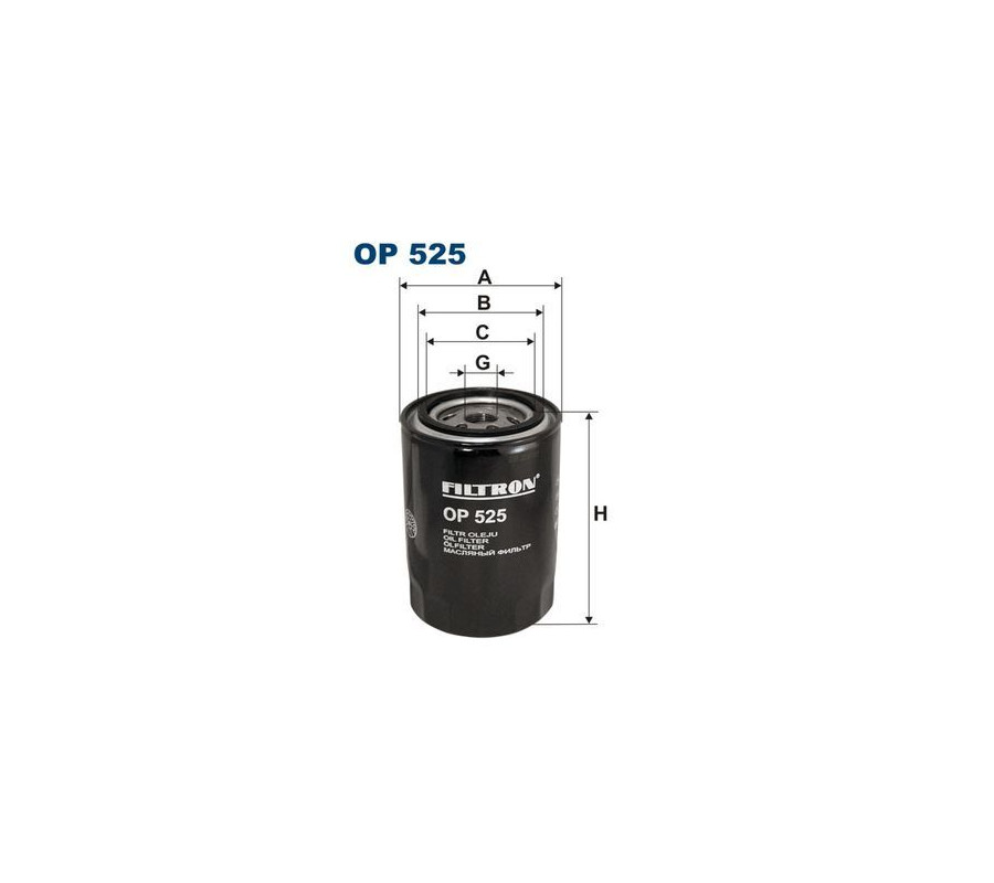 BFO4061 (OP525) filtr oleju Borg&Beck