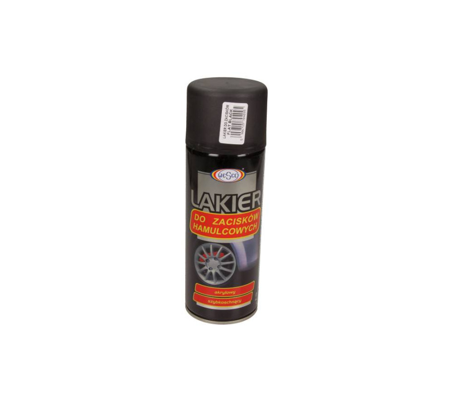 LAKIER DO ZACISKÓW HAM. CZARNY 400ML RAL9021 FLAT BLACK MATOWY 400ML / WESCO