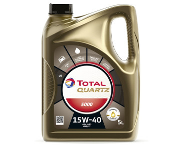 OLEJ TOTAL QUARTZ 15W40 5L 5000 SL/CF / A3/B3 / 229.1 / PSA B71 2295 / 501.01 505.00