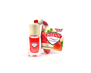 ZAPACH INSENTI WOOD 8ML TRUSKAWKA / MOJE AUTO