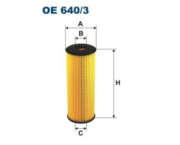 BFO4066 (OE640/3) filtr oleju Borg&Beck