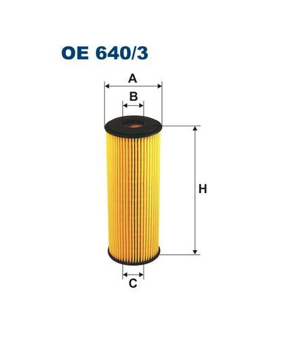 BFO4066 (OE640/3) filtr oleju Borg&Beck