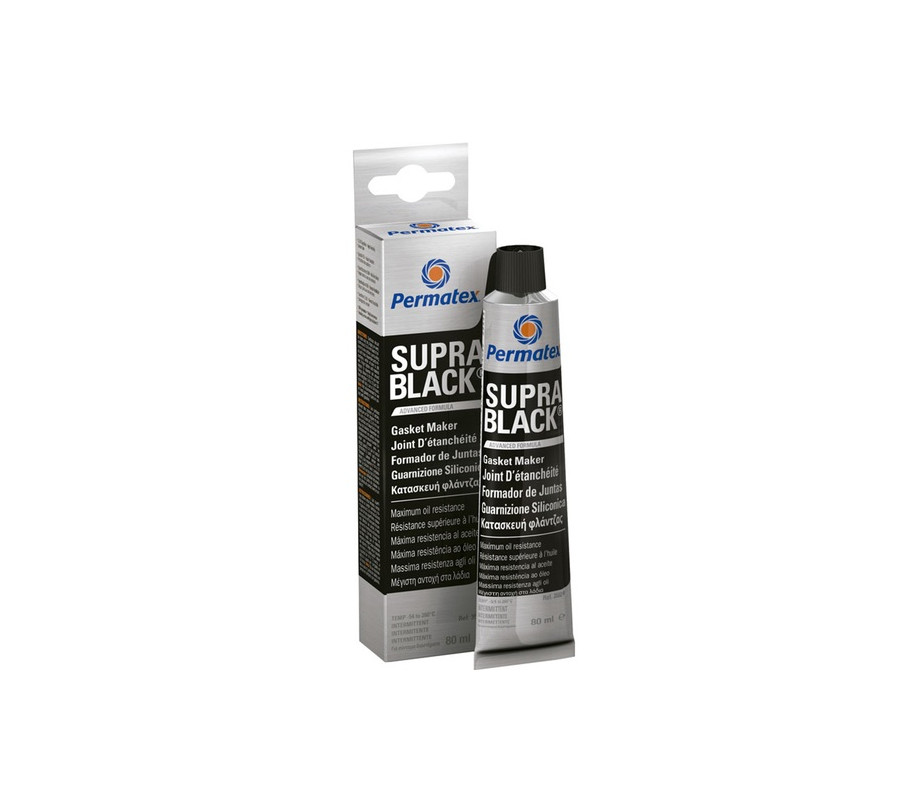 USZCZELNIACZ SILIKONOWY 95G CZARNY OD -54°C DO 260°C / PERMATEX