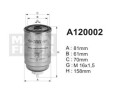 A120002 (PP837) filtr paliwaDENCKERMANN