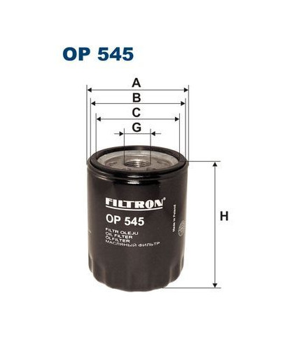 BFO4072 (OP545) filtr oleju Borg&Beck