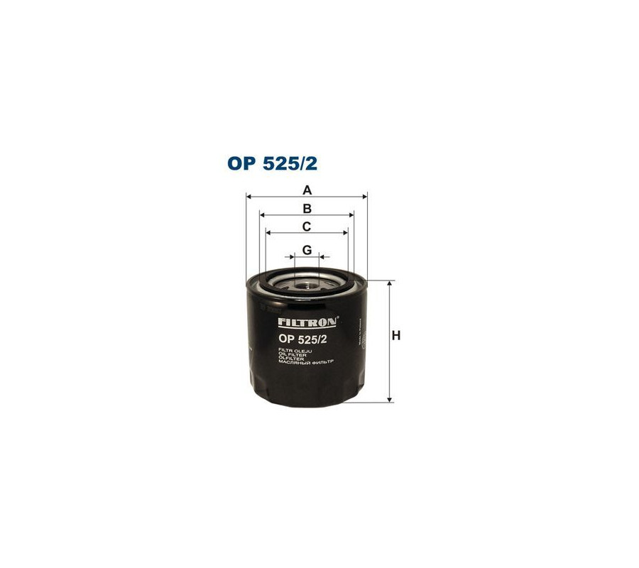 BFO4159 (OP525/2) filtr oleju Borg&Beck