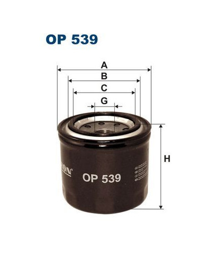 BFO4171 (OP539) filtr oleju Borg&Beck