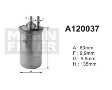 A120037 (PP838/2) filtr paliwaDENCKERMANN