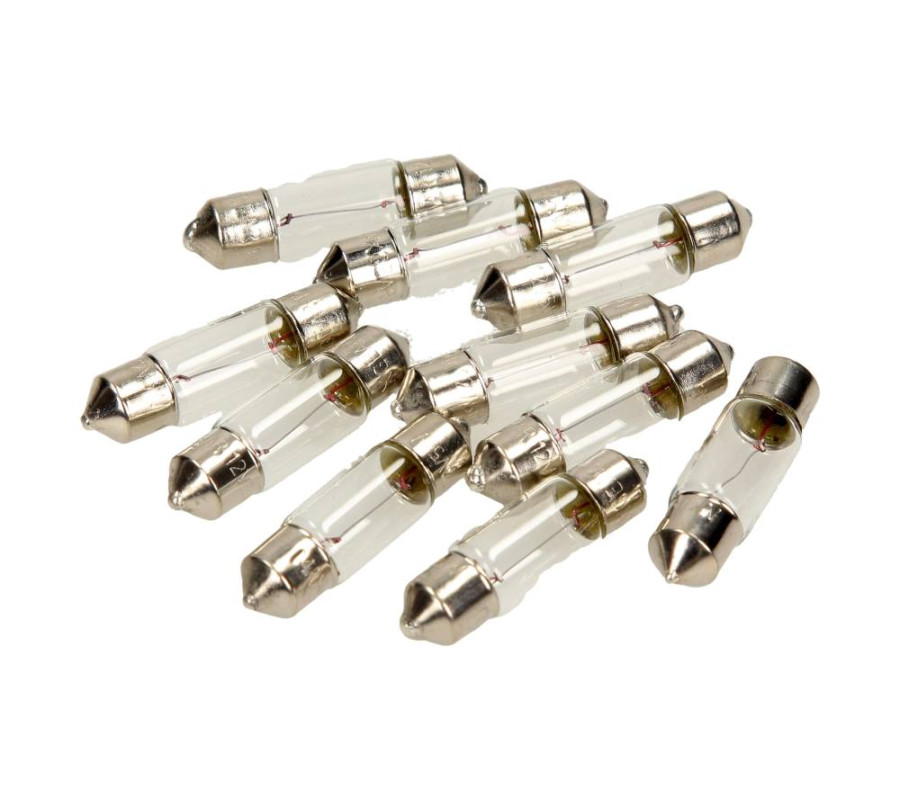 ŻARÓWKA RURKOWA 12V/5W 8X28MM KPL 10SZT