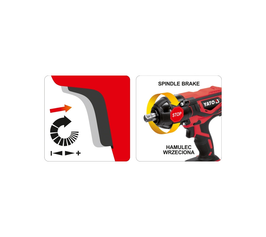 KLUCZ UDAROWY 1/2 AKU. 18V, 300NM, ZESTAW KLUCZ UDAROWY 1/2 AKU. 18V, 300NM, ZESTAW