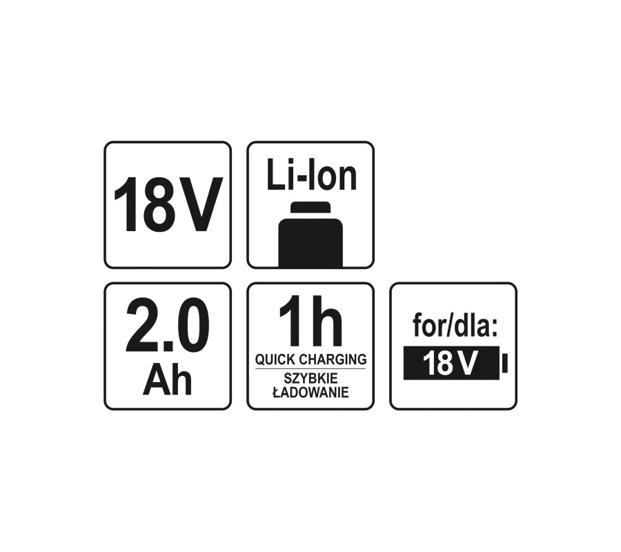 AKUMULATOR 18V LI-ION 2,0 AH