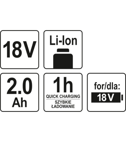 AKUMULATOR 18V LI-ION 2,0 AH