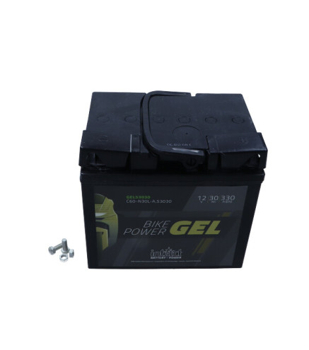 AKUMULATOR MOTO. 12V 30AH/330A P+ ŻELOWY (WYM:179X125X166)